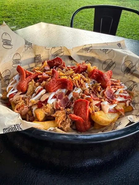 Bacon Beast Salchipapa